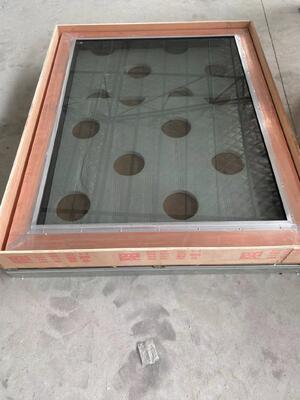 1.5m X 1.2m RF Shielded Window with Wooden or Al Alloy Frame Compliant with MIL-STD-285 and IEEE 299 for Secure Communication Rooms