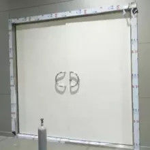Porta blindada RF personalizável com blindagem de 100dB e abertura horizontal para faixa de frequência de 10-130MHz