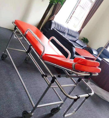 Equipamento médico portátil de travas de liga de alumínio de alta resistência, resistente e leve para transferência de doentes em zonas sensíveis aos ímãs