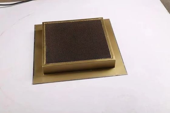 Painéis de ventilação de guias de ondas de alumínio com vazão de ar superior. Alcance térmico de trabalho -40 °C Até 125 °C