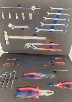 Kit de ferramentas não ferroso de aço inoxidável não magnético, certificado pela CE, coleção completa adequada para uso industrial e técnico