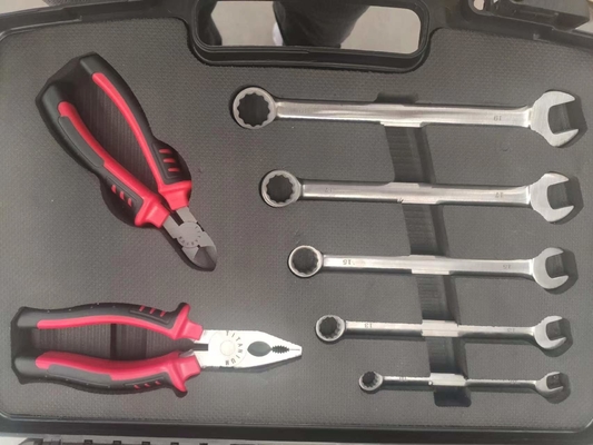 26 Pcs / 32 Stes / 40 Sets Kit de Ferramentas de Titânio Não Magnético Com Logotipo Laser E Caixa Plástica Negra
