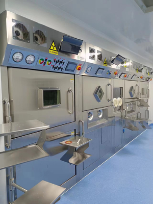 Célula quente de radiação nuclear personalizada com material de painel de aço galvanizado e equivalente a chumbo