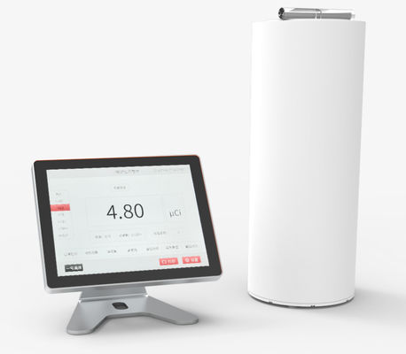 Dose Rate Equivalente 0,00 a 99999μSv/h Detector de radiação nuclear com limiar de alarme ajustável 0,5 μSv/h a 50 MSv/h Peso Aproximadamente 9,8Kg