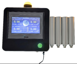 Tamanho Compacto 350*250*245 mm Detector de Radiação Nuclear com Função de Alarme de Alta Tensão