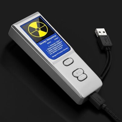 Resposta energética 40KeV 1.5MeV Detector de radiação nuclear USB Bluetooth Interface Língua chinesa Inglês Idioma projetado para detecção de radiação