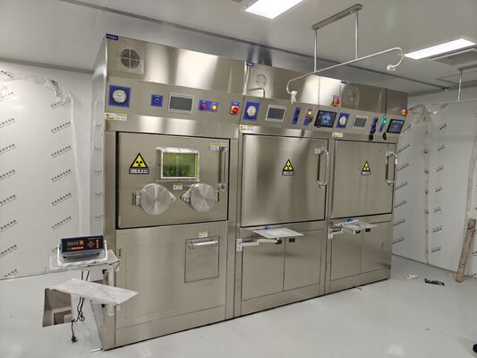 Célula quente de filtro de carbono ativo com controle de inteligência artificial Filtração HEPA para proteção contra radiação nuclear