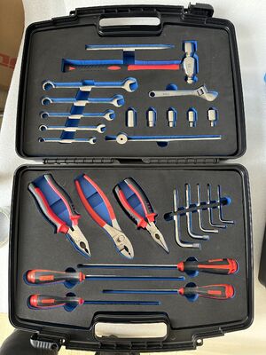Kit de ferramentas não magnéticas com certificação ISO 9001, feito de titânio não magnético, inclui caixa padrão 26 unidades, ideal para trabalhos de precisão