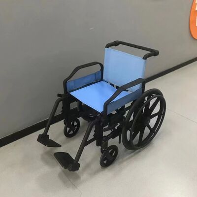 Capacidade de peso 170 kg Cadeira de rodas não magnética Rehabilitação de terapia de suprimentos Estilo de design tradicional Forte e ajuda à mobilidade