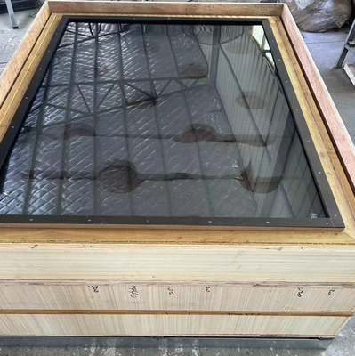 100dB Attenuation RF Shielded Window 1200x900mm com vidro laminado para proteção RF de ressonância magnética