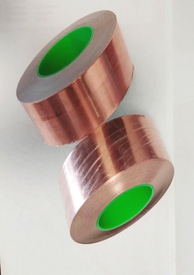 fita de cobre da folha 99,95 de 0.06mm 50mm com Emi Shielding adesiva condutora EMI Shielding