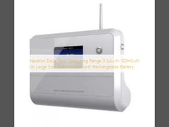 Faixa de medição da taxa de dose de nêutrons 0,1μSv/h-100mSv/h em tela sensível ao toque de tamanho grande com bateria recarregável