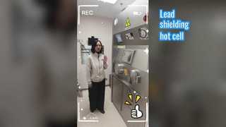Célula quente I-131 com blindagem equivalente a chumbo