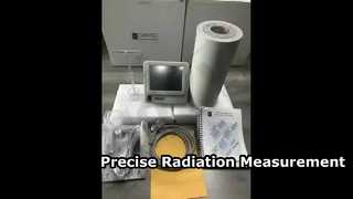 Detector de radiação preciso mede alfa beta gama
